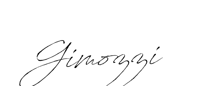 Use a signature maker to create a handwritten signature online. With this signature software, you can design (Antro_Vectra) your own signature for name Gimozzi. Gimozzi signature style 6 images and pictures png