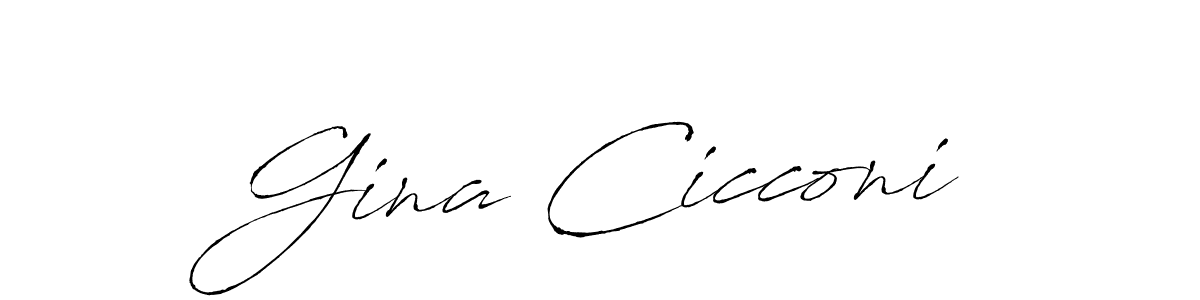 Similarly Antro_Vectra is the best handwritten signature design. Signature creator online .You can use it as an online autograph creator for name Gina Cicconi. Gina Cicconi signature style 6 images and pictures png