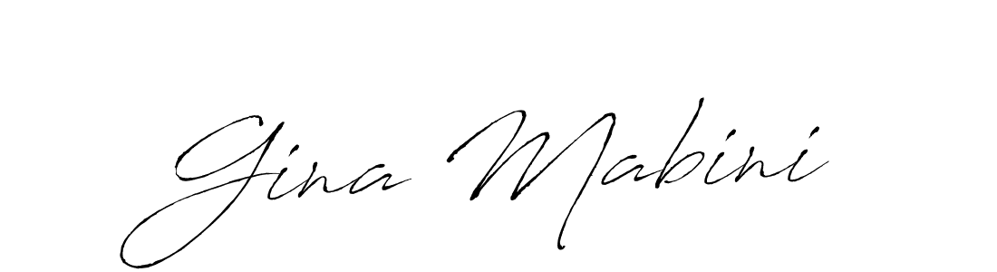 Also You can easily find your signature by using the search form. We will create Gina Mabini name handwritten signature images for you free of cost using Antro_Vectra sign style. Gina Mabini signature style 6 images and pictures png