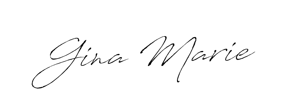 if you are searching for the best signature style for your name Gina Marie. so please give up your signature search. here we have designed multiple signature styles  using Antro_Vectra. Gina Marie signature style 6 images and pictures png