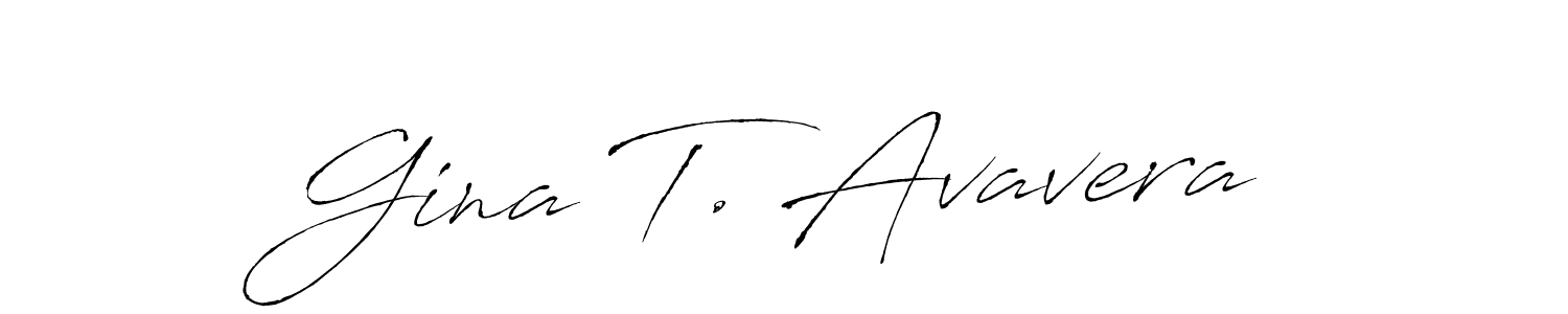 Similarly Antro_Vectra is the best handwritten signature design. Signature creator online .You can use it as an online autograph creator for name Gina T. Avavera. Gina T. Avavera signature style 6 images and pictures png