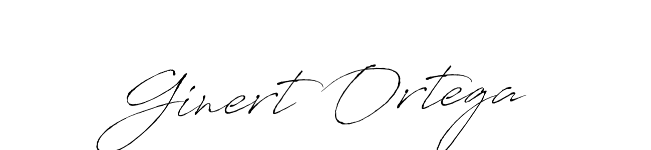 Make a beautiful signature design for name Ginert Ortega. With this signature (Antro_Vectra) style, you can create a handwritten signature for free. Ginert Ortega signature style 6 images and pictures png