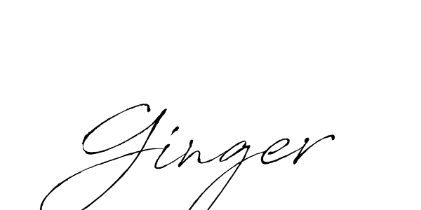 Make a beautiful signature design for name Ginger. With this signature (Antro_Vectra) style, you can create a handwritten signature for free. Ginger signature style 6 images and pictures png