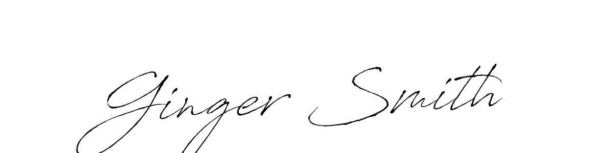 Create a beautiful signature design for name Ginger Smith. With this signature (Antro_Vectra) fonts, you can make a handwritten signature for free. Ginger Smith signature style 6 images and pictures png
