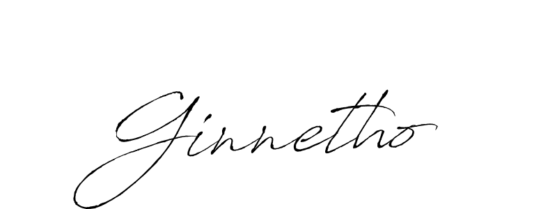 Make a beautiful signature design for name Ginnetho. With this signature (Antro_Vectra) style, you can create a handwritten signature for free. Ginnetho signature style 6 images and pictures png