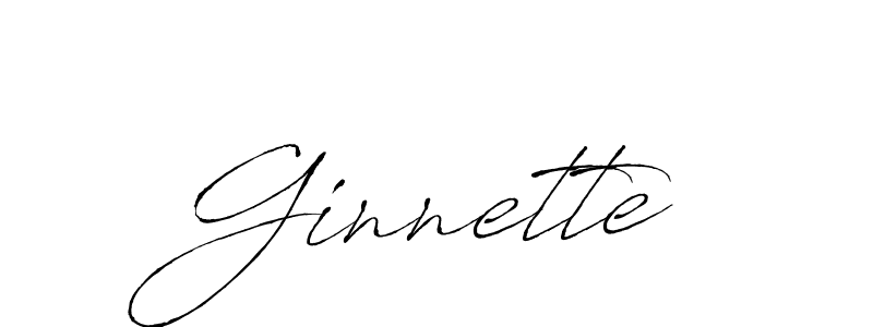 Create a beautiful signature design for name Ginnette. With this signature (Antro_Vectra) fonts, you can make a handwritten signature for free. Ginnette signature style 6 images and pictures png