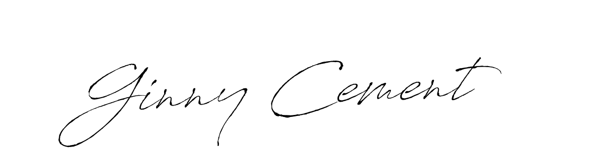 Also we have Ginny Cement name is the best signature style. Create professional handwritten signature collection using Antro_Vectra autograph style. Ginny Cement signature style 6 images and pictures png