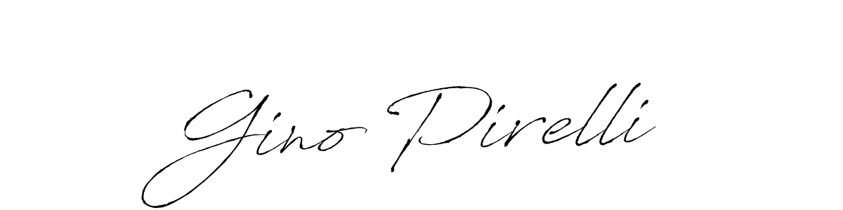 Also we have Gino Pirelli name is the best signature style. Create professional handwritten signature collection using Antro_Vectra autograph style. Gino Pirelli signature style 6 images and pictures png