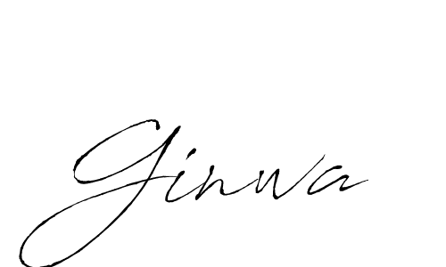 Antro_Vectra is a professional signature style that is perfect for those who want to add a touch of class to their signature. It is also a great choice for those who want to make their signature more unique. Get Ginwa name to fancy signature for free. Ginwa signature style 6 images and pictures png
