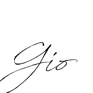 You should practise on your own different ways (Antro_Vectra) to write your name (Gio) in signature. don't let someone else do it for you. Gio signature style 6 images and pictures png