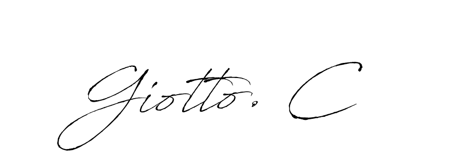 Also we have Giotto. C name is the best signature style. Create professional handwritten signature collection using Antro_Vectra autograph style. Giotto. C signature style 6 images and pictures png