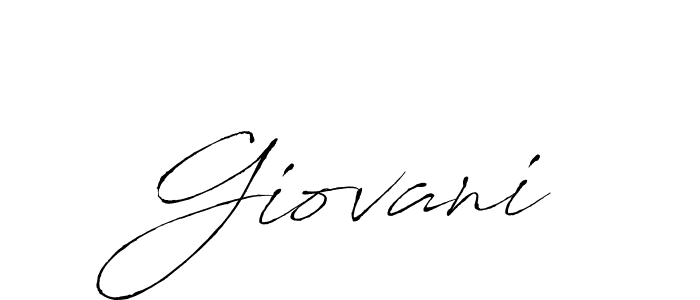 Make a beautiful signature design for name Giovani. With this signature (Antro_Vectra) style, you can create a handwritten signature for free. Giovani signature style 6 images and pictures png