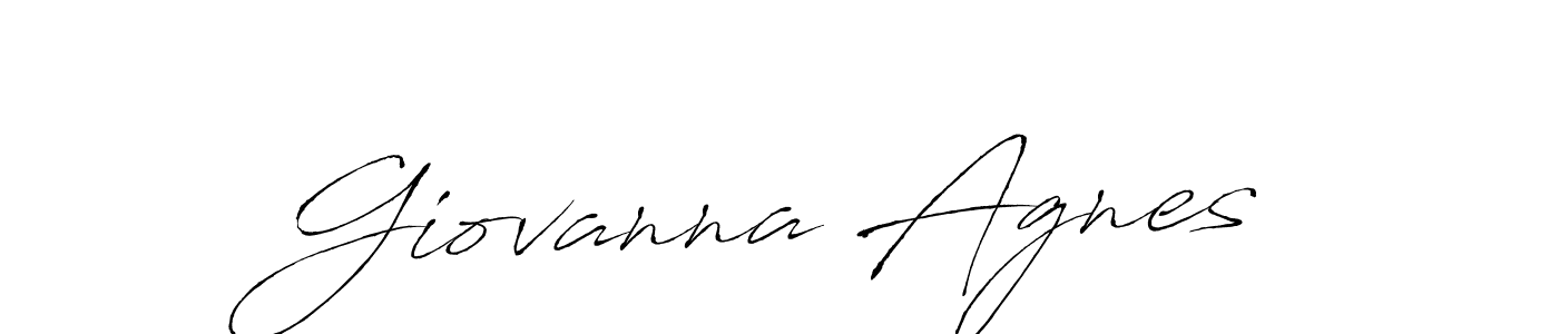 Also we have Giovanna Agnes name is the best signature style. Create professional handwritten signature collection using Antro_Vectra autograph style. Giovanna Agnes signature style 6 images and pictures png