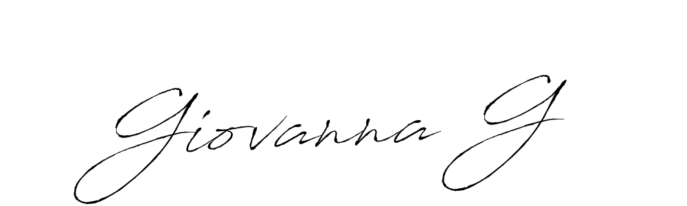 You should practise on your own different ways (Antro_Vectra) to write your name (Giovanna G) in signature. don't let someone else do it for you. Giovanna G signature style 6 images and pictures png