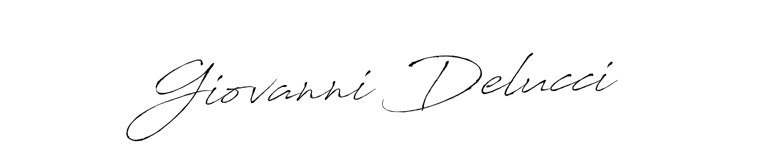 Giovanni Delucci stylish signature style. Best Handwritten Sign (Antro_Vectra) for my name. Handwritten Signature Collection Ideas for my name Giovanni Delucci. Giovanni Delucci signature style 6 images and pictures png