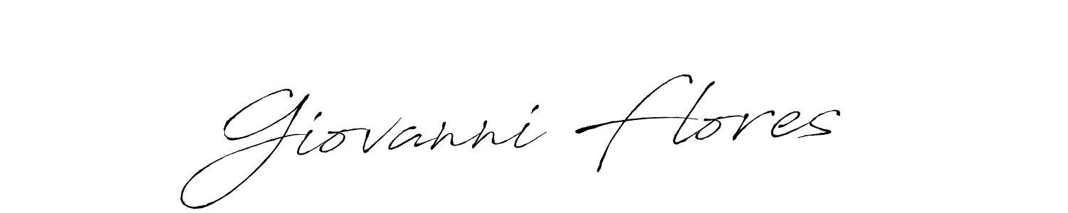 It looks lik you need a new signature style for name Giovanni Flores. Design unique handwritten (Antro_Vectra) signature with our free signature maker in just a few clicks. Giovanni Flores signature style 6 images and pictures png