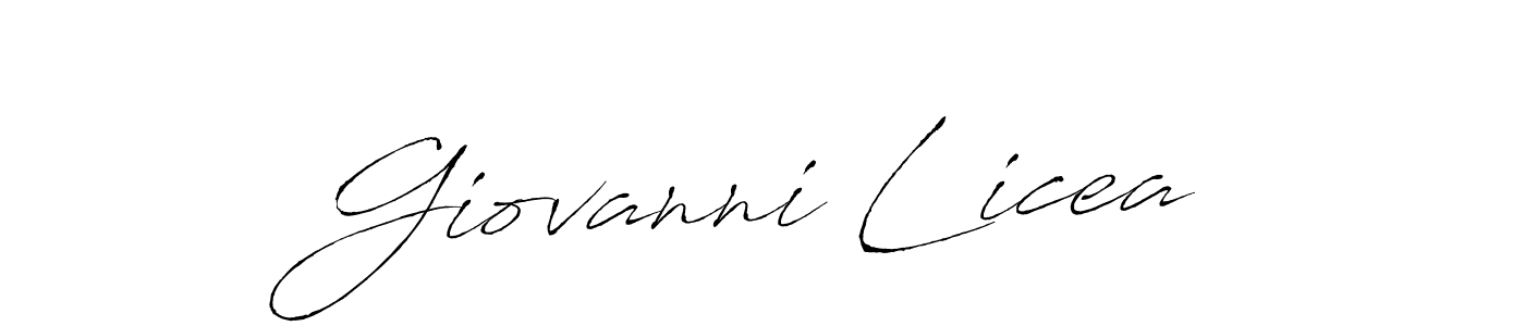Use a signature maker to create a handwritten signature online. With this signature software, you can design (Antro_Vectra) your own signature for name Giovanni Licea. Giovanni Licea signature style 6 images and pictures png
