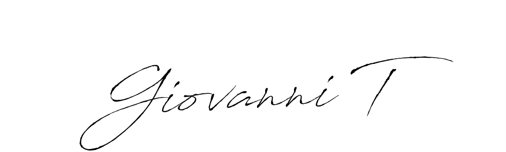 How to Draw Giovanni T signature style? Antro_Vectra is a latest design signature styles for name Giovanni T. Giovanni T signature style 6 images and pictures png