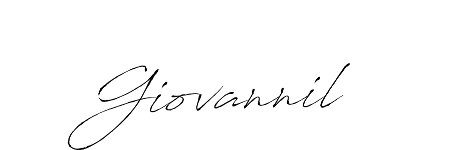 Create a beautiful signature design for name Giovannil. With this signature (Antro_Vectra) fonts, you can make a handwritten signature for free. Giovannil signature style 6 images and pictures png