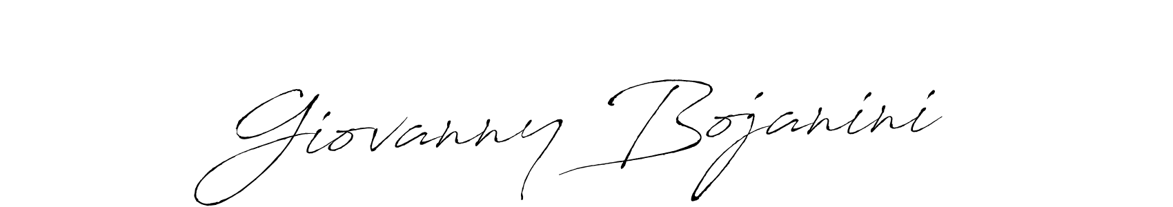 Giovanny Bojanini stylish signature style. Best Handwritten Sign (Antro_Vectra) for my name. Handwritten Signature Collection Ideas for my name Giovanny Bojanini. Giovanny Bojanini signature style 6 images and pictures png