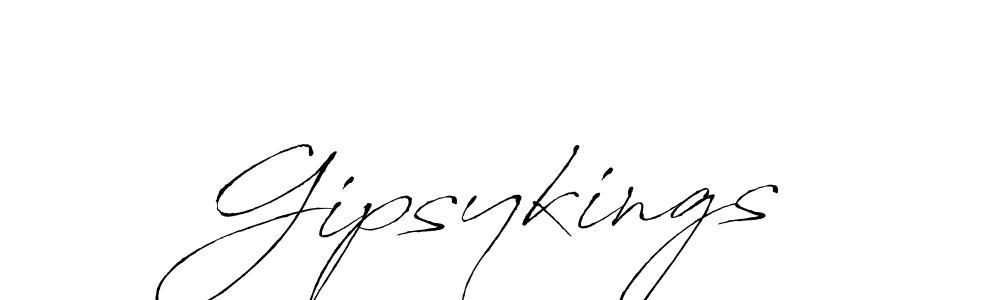 Make a beautiful signature design for name Gipsykings. With this signature (Antro_Vectra) style, you can create a handwritten signature for free. Gipsykings signature style 6 images and pictures png