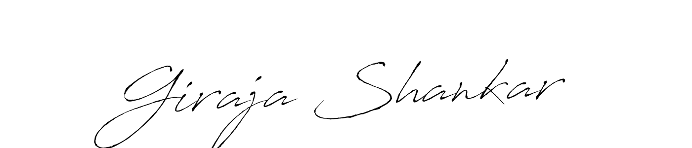 The best way (Antro_Vectra) to make a short signature is to pick only two or three words in your name. The name Giraja Shankar include a total of six letters. For converting this name. Giraja Shankar signature style 6 images and pictures png