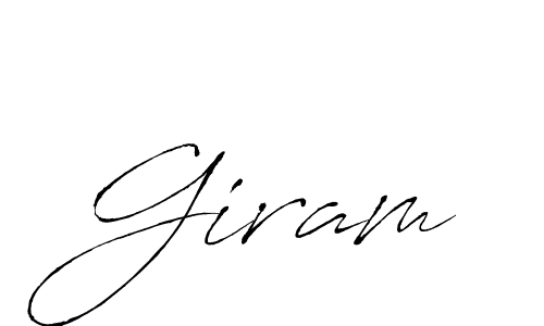 Also we have Giram name is the best signature style. Create professional handwritten signature collection using Antro_Vectra autograph style. Giram signature style 6 images and pictures png