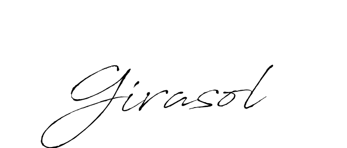 Make a beautiful signature design for name Girasol. With this signature (Antro_Vectra) style, you can create a handwritten signature for free. Girasol signature style 6 images and pictures png