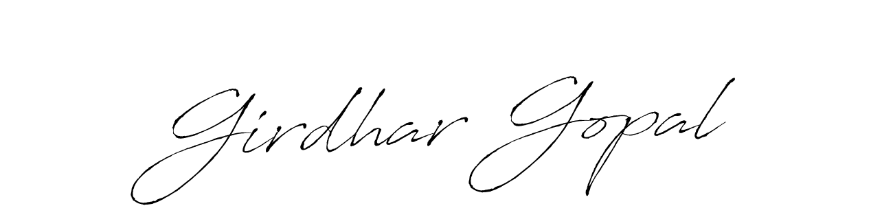 Make a beautiful signature design for name Girdhar Gopal. Use this online signature maker to create a handwritten signature for free. Girdhar Gopal signature style 6 images and pictures png