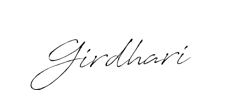 How to make Girdhari name signature. Use Antro_Vectra style for creating short signs online. This is the latest handwritten sign. Girdhari signature style 6 images and pictures png