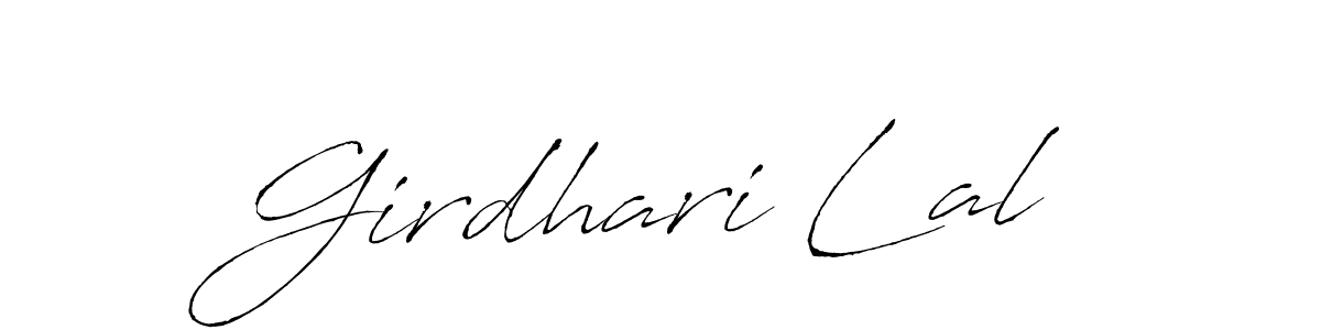 Also You can easily find your signature by using the search form. We will create Girdhari Lal name handwritten signature images for you free of cost using Antro_Vectra sign style. Girdhari Lal signature style 6 images and pictures png