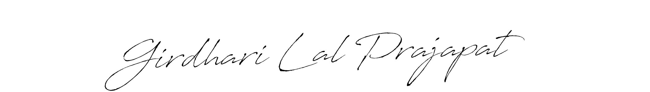 This is the best signature style for the Girdhari Lal Prajapat name. Also you like these signature font (Antro_Vectra). Mix name signature. Girdhari Lal Prajapat signature style 6 images and pictures png