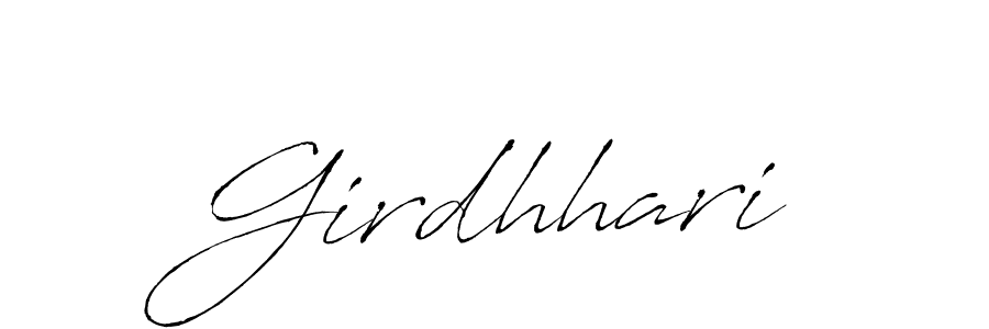 You should practise on your own different ways (Antro_Vectra) to write your name (Girdhhari) in signature. don't let someone else do it for you. Girdhhari signature style 6 images and pictures png