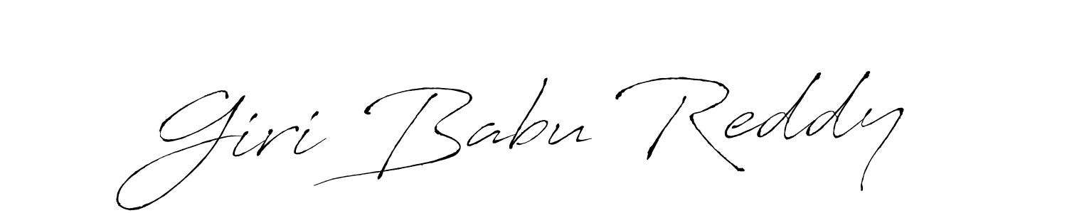 How to Draw Giri Babu Reddy signature style? Antro_Vectra is a latest design signature styles for name Giri Babu Reddy. Giri Babu Reddy signature style 6 images and pictures png