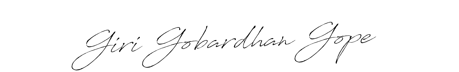 Also we have Giri Gobardhan Gope name is the best signature style. Create professional handwritten signature collection using Antro_Vectra autograph style. Giri Gobardhan Gope signature style 6 images and pictures png