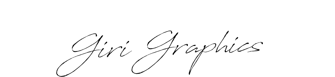 How to make Giri Graphics signature? Antro_Vectra is a professional autograph style. Create handwritten signature for Giri Graphics name. Giri Graphics signature style 6 images and pictures png