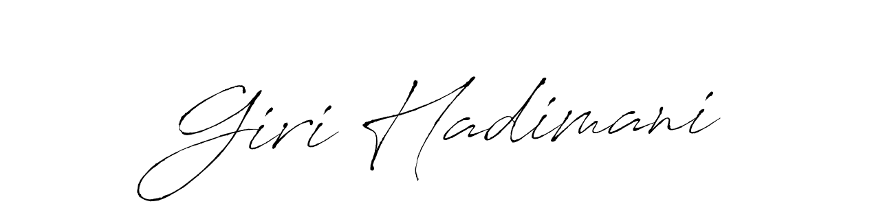 Once you've used our free online signature maker to create your best signature Antro_Vectra style, it's time to enjoy all of the benefits that Giri Hadimani name signing documents. Giri Hadimani signature style 6 images and pictures png
