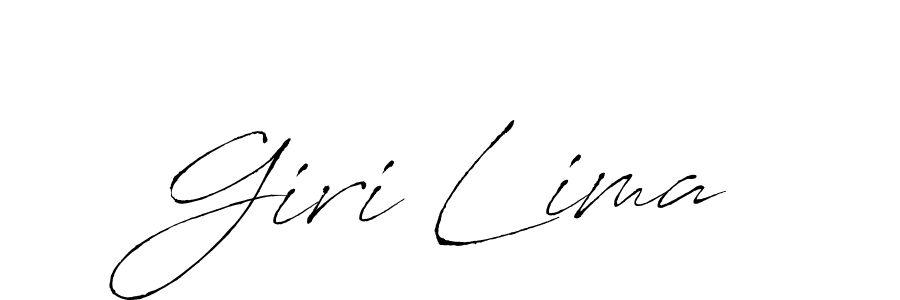 Create a beautiful signature design for name Giri Lima. With this signature (Antro_Vectra) fonts, you can make a handwritten signature for free. Giri Lima signature style 6 images and pictures png