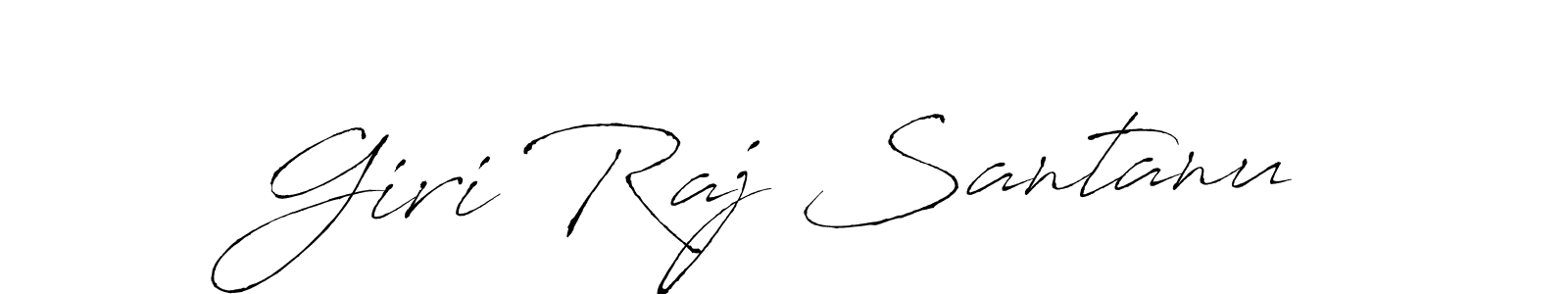 It looks lik you need a new signature style for name Giri Raj Santanu. Design unique handwritten (Antro_Vectra) signature with our free signature maker in just a few clicks. Giri Raj Santanu signature style 6 images and pictures png