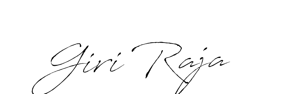 Make a beautiful signature design for name Giri Raja. With this signature (Antro_Vectra) style, you can create a handwritten signature for free. Giri Raja signature style 6 images and pictures png