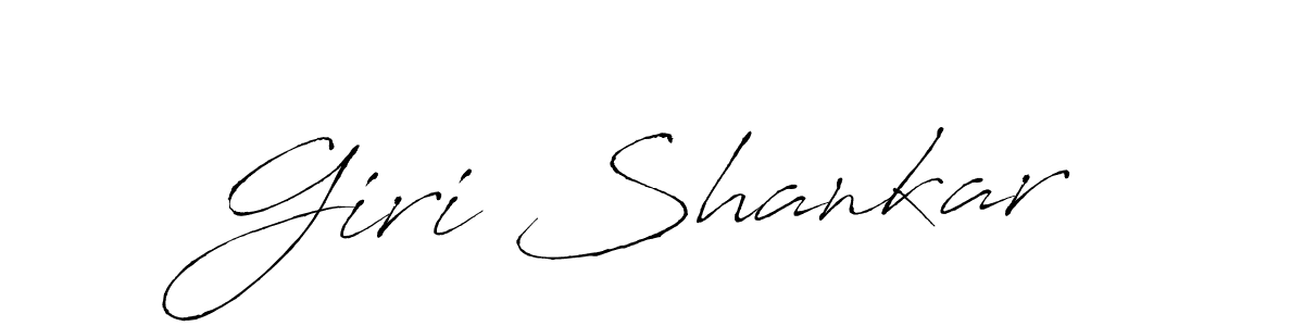 Create a beautiful signature design for name Giri Shankar. With this signature (Antro_Vectra) fonts, you can make a handwritten signature for free. Giri Shankar signature style 6 images and pictures png