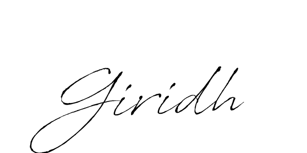 Also You can easily find your signature by using the search form. We will create Giridh name handwritten signature images for you free of cost using Antro_Vectra sign style. Giridh signature style 6 images and pictures png