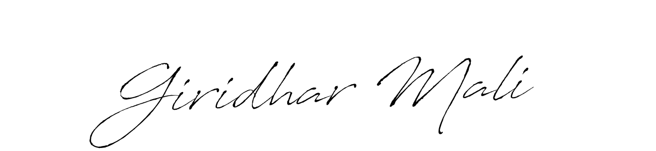 The best way (Antro_Vectra) to make a short signature is to pick only two or three words in your name. The name Giridhar Mali include a total of six letters. For converting this name. Giridhar Mali signature style 6 images and pictures png