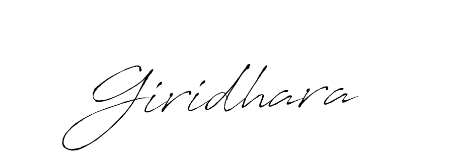 if you are searching for the best signature style for your name Giridhara. so please give up your signature search. here we have designed multiple signature styles  using Antro_Vectra. Giridhara signature style 6 images and pictures png