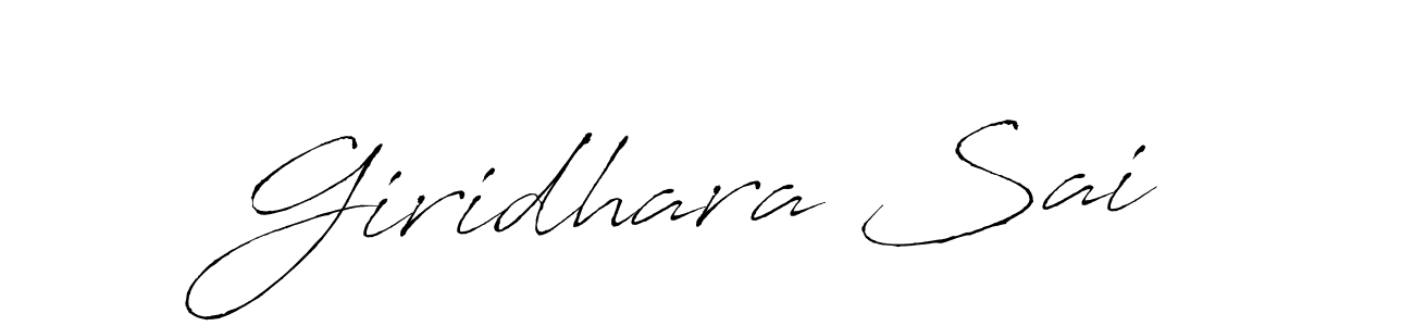It looks lik you need a new signature style for name Giridhara Sai. Design unique handwritten (Antro_Vectra) signature with our free signature maker in just a few clicks. Giridhara Sai signature style 6 images and pictures png