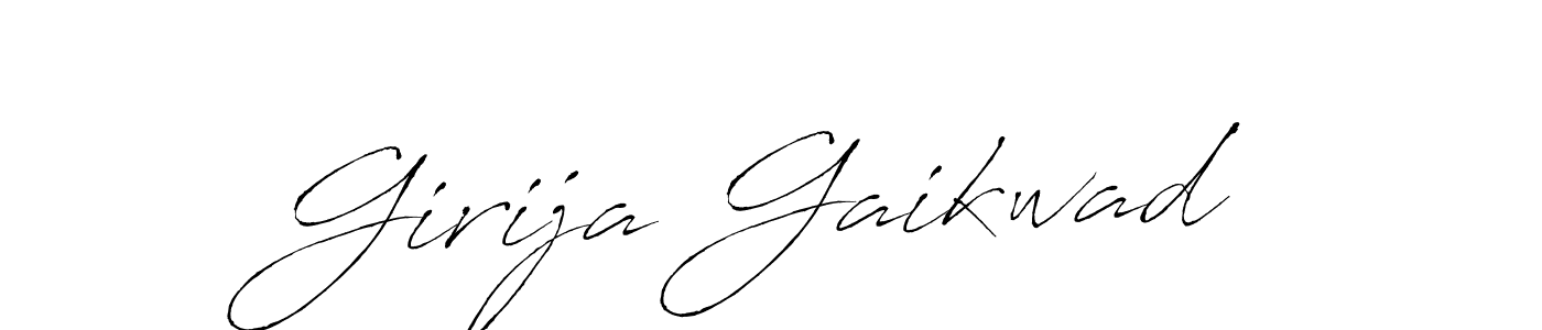 if you are searching for the best signature style for your name Girija Gaikwad. so please give up your signature search. here we have designed multiple signature styles  using Antro_Vectra. Girija Gaikwad signature style 6 images and pictures png