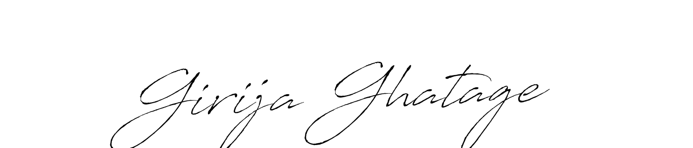 It looks lik you need a new signature style for name Girija Ghatage. Design unique handwritten (Antro_Vectra) signature with our free signature maker in just a few clicks. Girija Ghatage signature style 6 images and pictures png