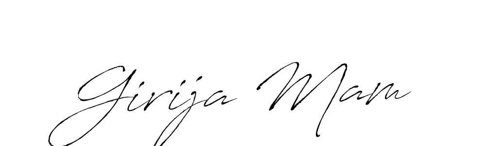 This is the best signature style for the Girija Mam name. Also you like these signature font (Antro_Vectra). Mix name signature. Girija Mam signature style 6 images and pictures png