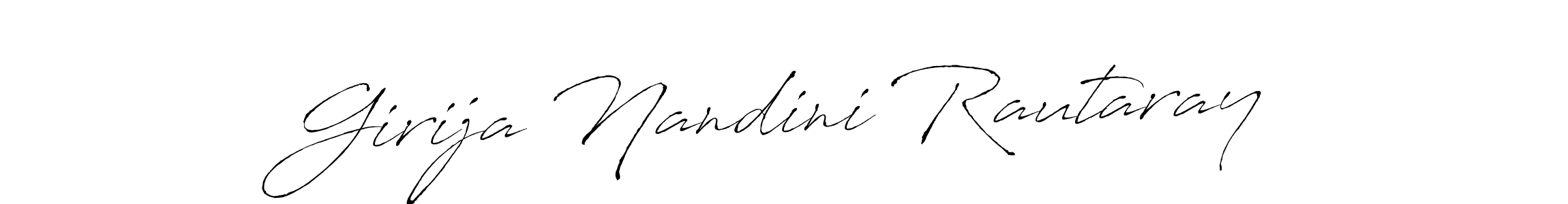 Also You can easily find your signature by using the search form. We will create Girija Nandini Rautaray name handwritten signature images for you free of cost using Antro_Vectra sign style. Girija Nandini Rautaray signature style 6 images and pictures png