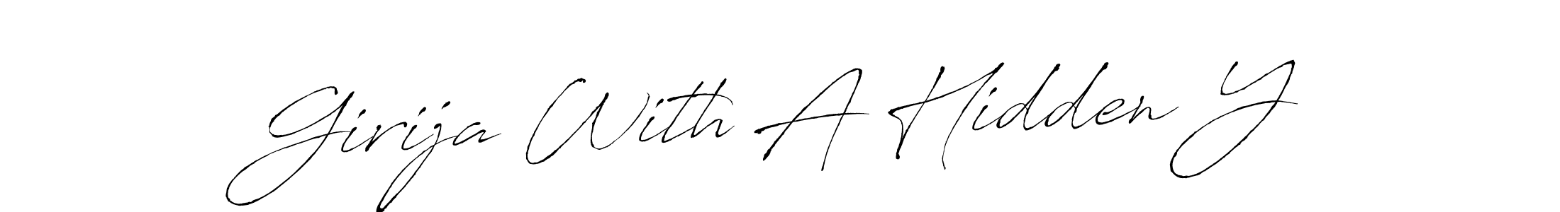 if you are searching for the best signature style for your name Girija With A Hidden Y. so please give up your signature search. here we have designed multiple signature styles  using Antro_Vectra. Girija With A Hidden Y signature style 6 images and pictures png